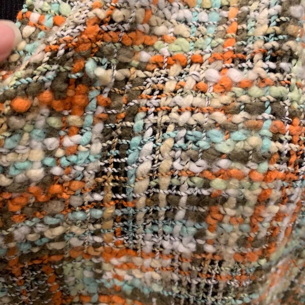 Scarf colorful basket weave - Picture 3 of 5